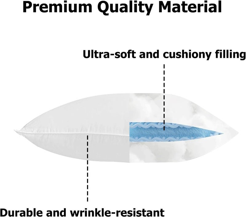 PRIMLECT Nap Mat Pillow Insert Replacement, Soft and Fluffy, Fits Toddler Sleeping Bags, 21 x 10 Inches, for Boys and Girls in Daycare, Preschool, Kindergarten - Image 3